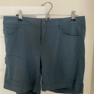 Prana Women's Teal Hiking Shorts